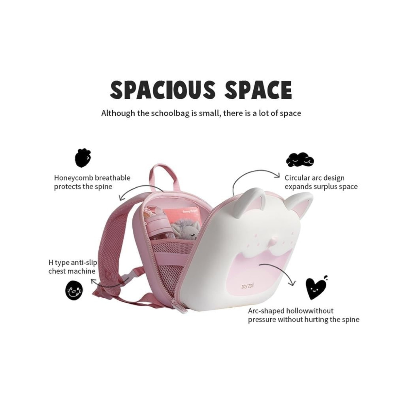 Zoyzoii Forest Serisi Sırt Çantası / Bunny