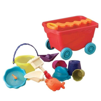 B.Toys Kırmızı Plaj Vagonu B.Toys Kırmızı Plaj Vagonu