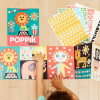 Poppik -Sirk Panorama Poster Sticker Seti Çocuk Odası Dekor Eğitici 5+ Yaş Hediye