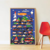 Poppik - Discovery Araçlar Sticker Poster Seti Çocuk Eğitici Keşif Serisi 5+ Yaş Hediye
