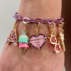 CHARM IT! Purple Chain Bracelet /Zincir Bilezik - CIB307 - 794187083580