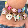 CHARM IT! Gold Pastel Star Stretch Bead Bracelet /Genişleyen Boncuk Bilezik - CIBB201 - 794187088707