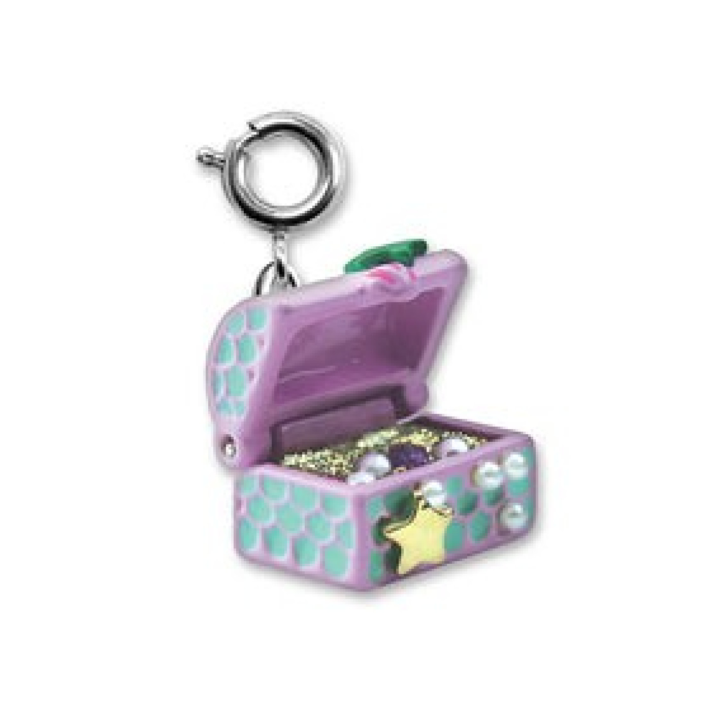 Mermaid Treasure Chest Charm - CICC1286 - 794187077312