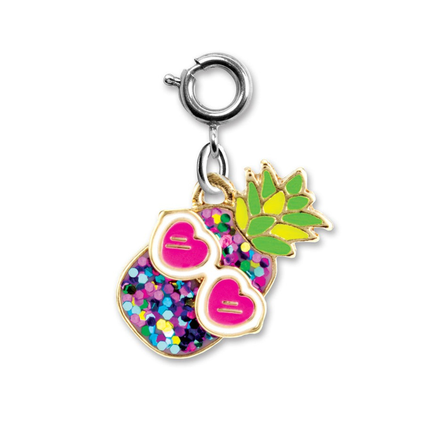 Glitter Pineapple Charm - CICC1297 - 794187077992