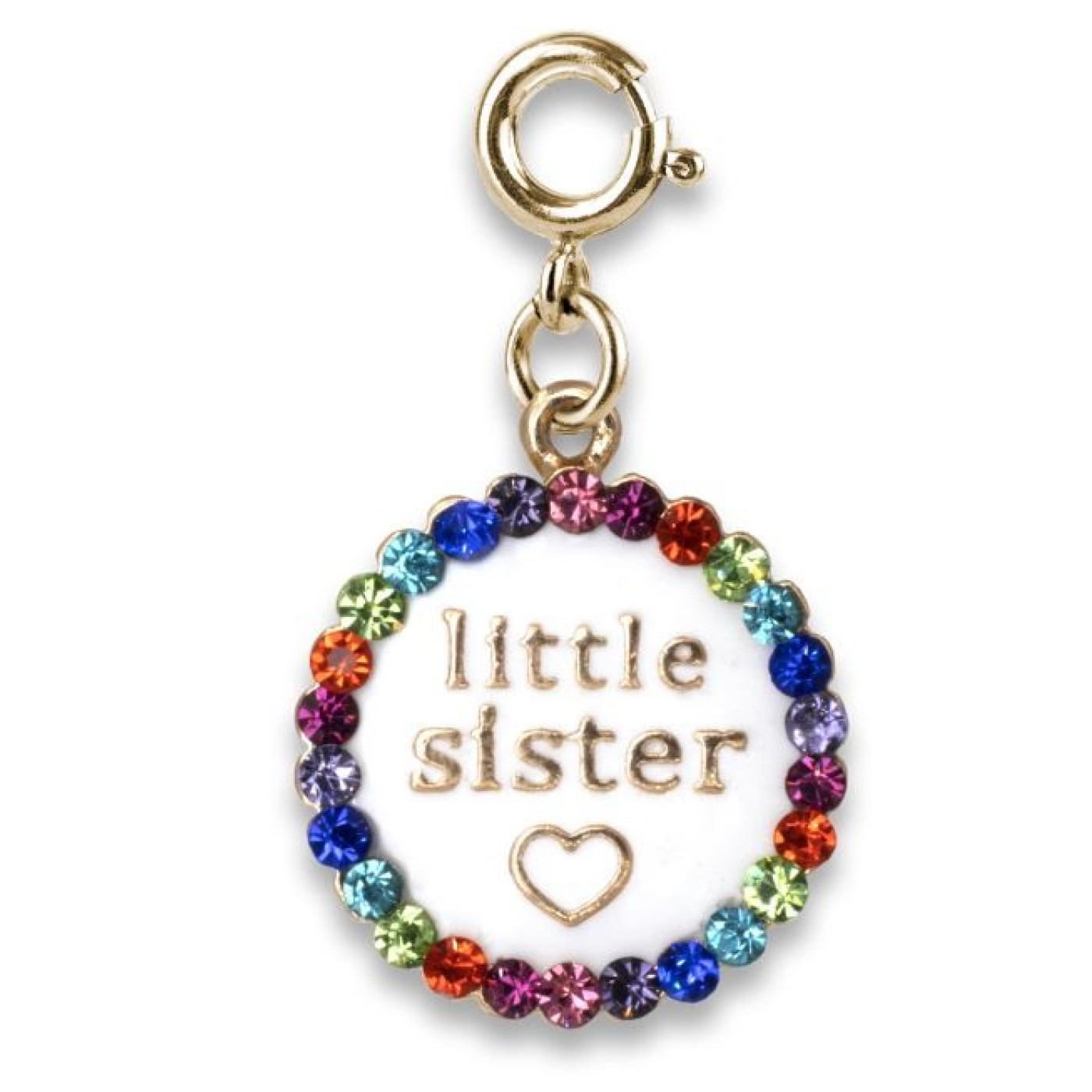 Gold Little Sister Charm - CICC1425 - 794187089735