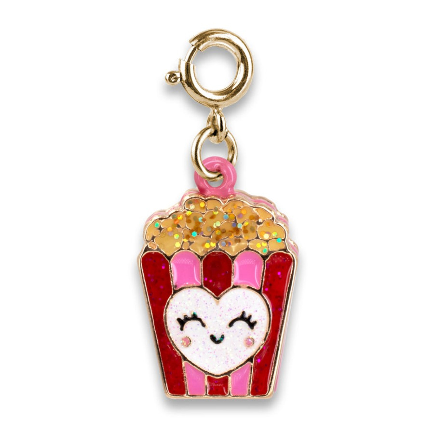 Gold Glitter Popcorn Charm - CICC1442 - 794187090700