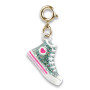 Charm it - Gold Glitter High Top Sneaker Charm