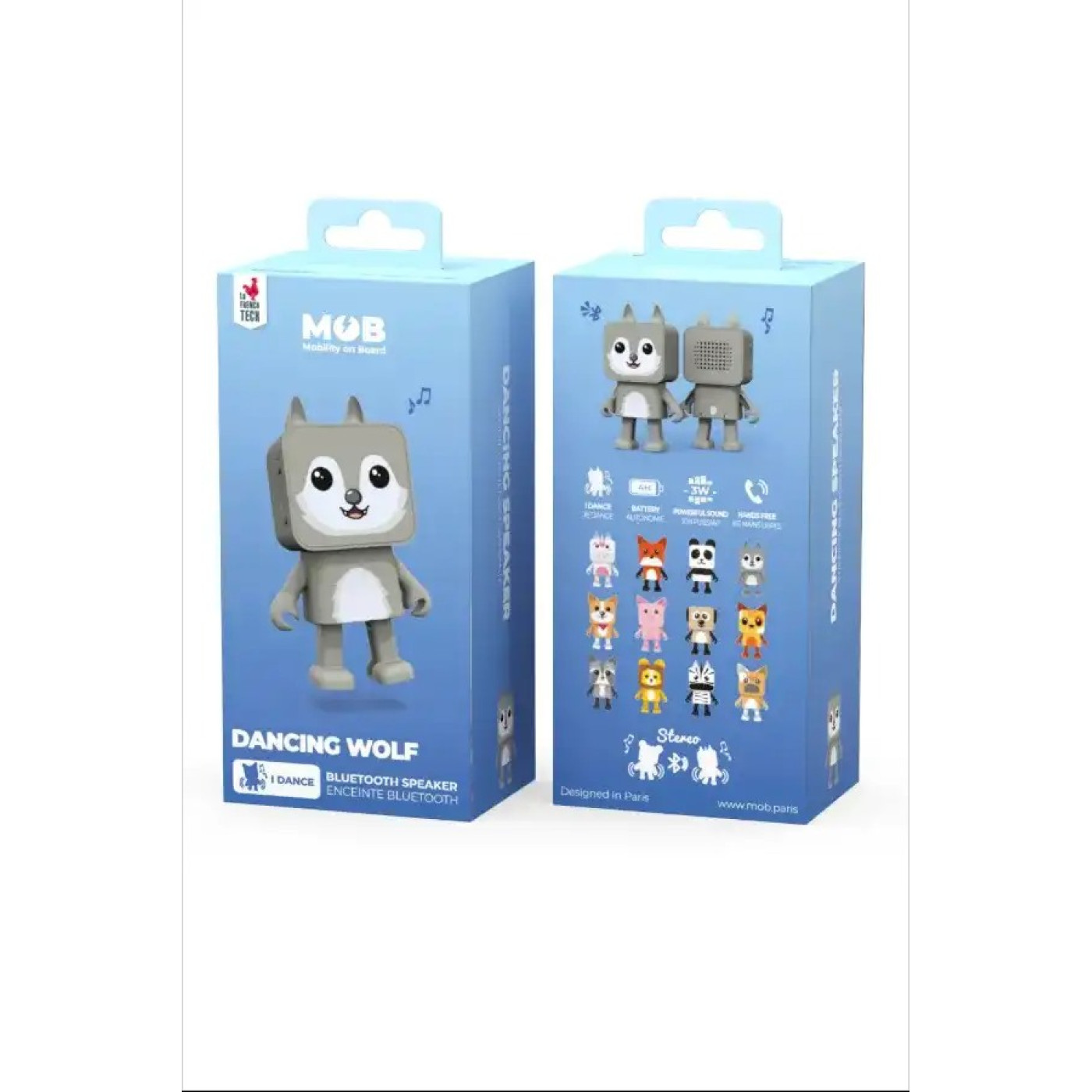 Dans Eden Hayvanlar Bluetooth Hoparlör - Kurt - DA-23-03 - 3701613300095