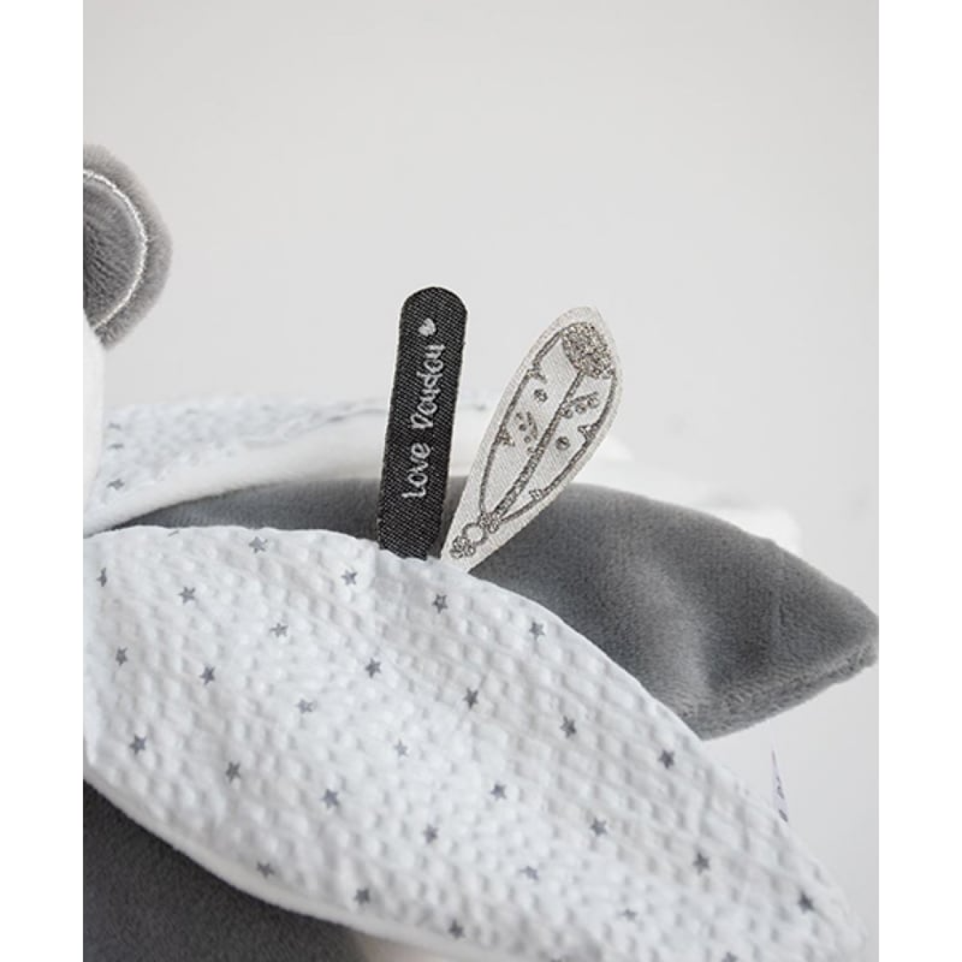 Doudou Hediye Kutulu Gri Panda Uyku Arkadaşı 26 Cm - DC3548 - 3700335235487