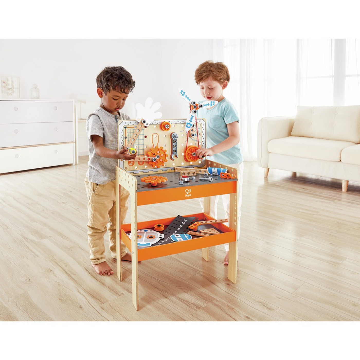 Hape Deluxe Bilimsel Oyuncak Çalışma Tezgahı - E3027 - 6943478024052