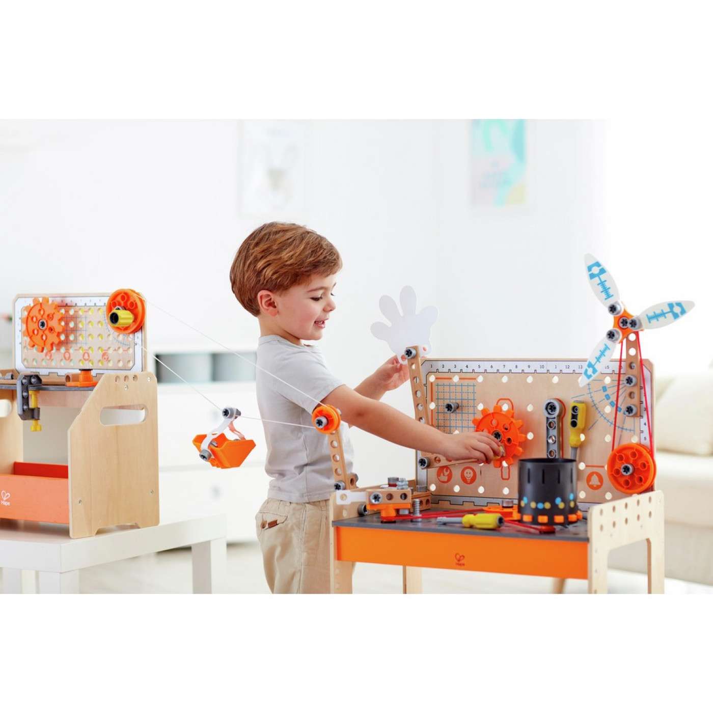 Hape Deluxe Bilimsel Oyuncak Çalışma Tezgahı - E3027 - 6943478024052