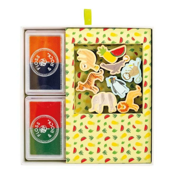 Floss & Rock - Stamper Ahşap Baskı Seti / Jungle Floss & Rock - Stamper Ahşap Baskı Seti / Jungle