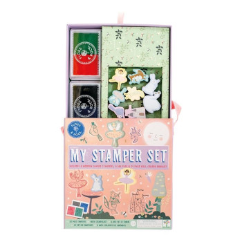 Floss & Rock - Stamper Ahşap Baskı Seti / Enchanted Floss & Rock - Stamper Ahşap Baskı Seti / Enchanted
