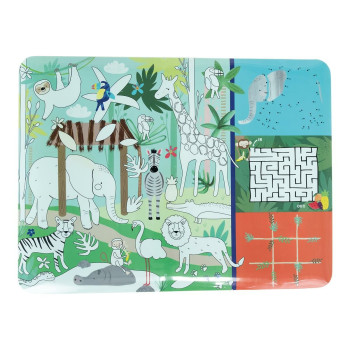 Floss & Rock - Boyanabilir Oyun Ve Aktivite Matı / Jungle Floss & Rock - Boyanabilir Oyun Ve Aktivite Matı / Jungle