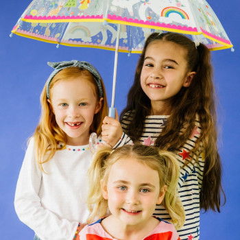 Floss & Rock - Renk Değiştiren Şeffaf Şemsiye / Rainbow Fairy    