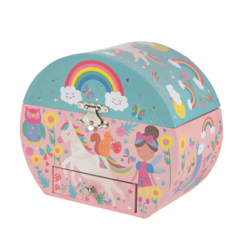 Floss & Rock - Müzikli Oval Mücevher Kutusu / Rainbow Fairy Floss & Rock - Müzikli Oval Mücevher Kutusu / Rainbow Fairy