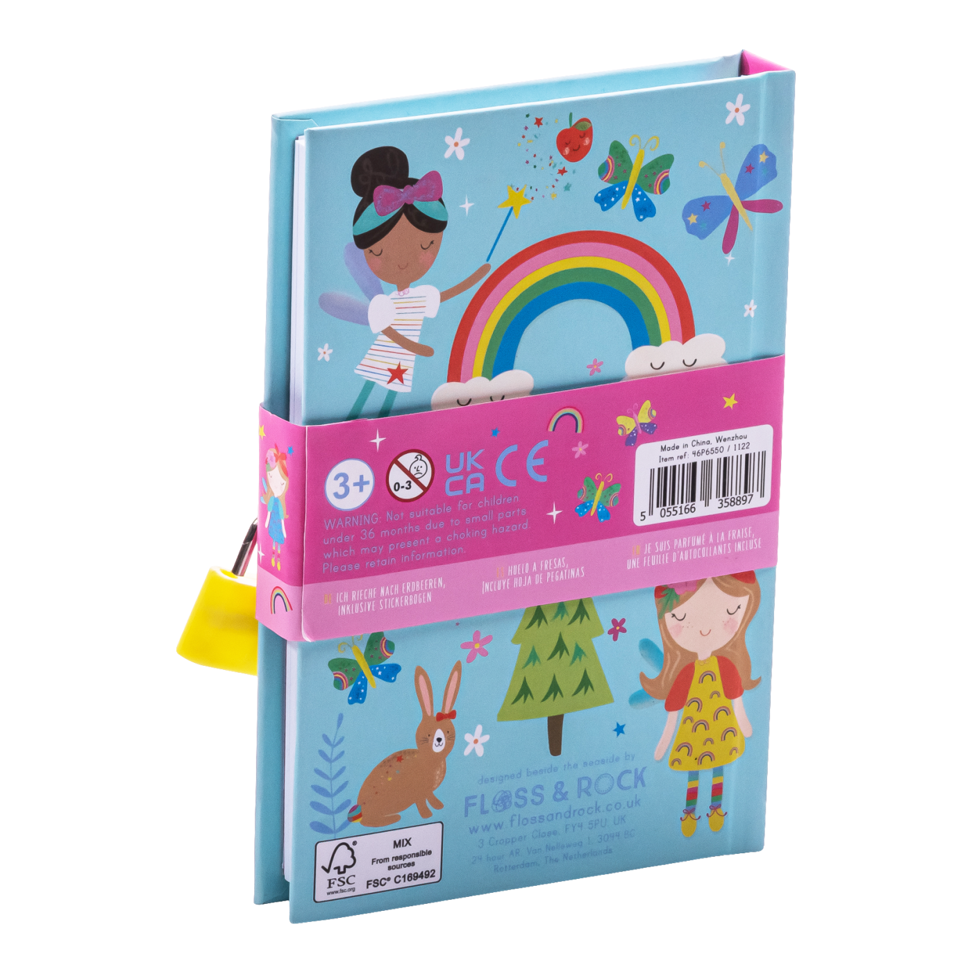 FLOSS & ROCK Kokulu Kilitli Günlük / Rainbow Fairy *YENİ*    