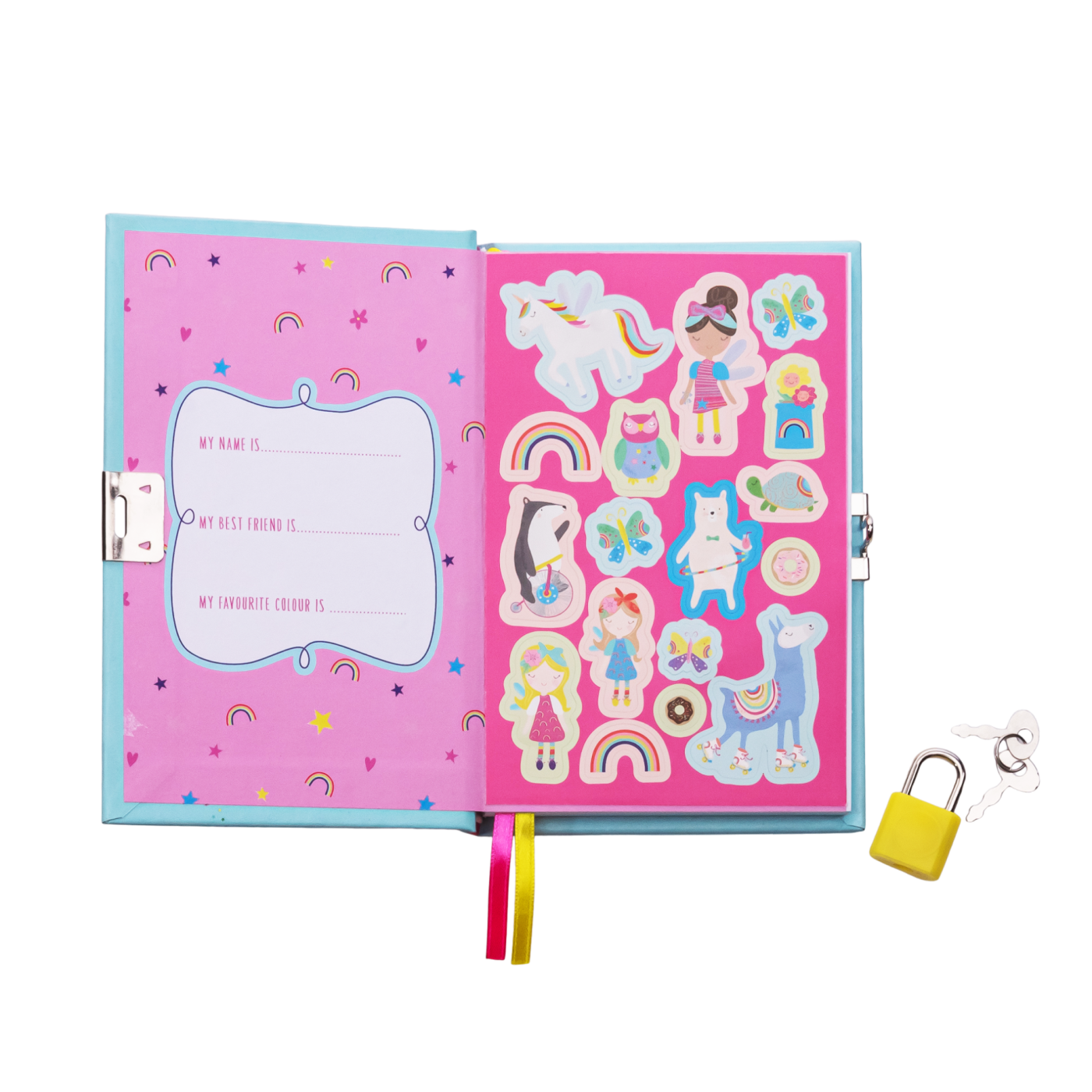 FLOSS & ROCK Kokulu Kilitli Günlük / Rainbow Fairy *YENİ*    