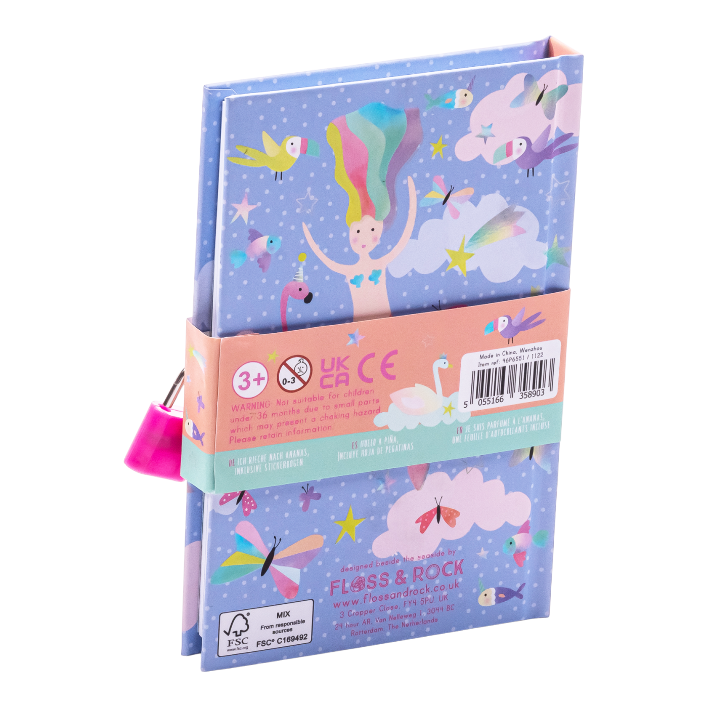 Floss & Rock - Kokulu Kilitli Günlük / Fantasy - 46P6551 - 5055166358903