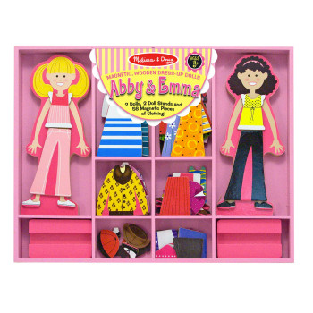 Ahşap Mıknatıslı Giydirme - Abby İle Emma Ahşap Mıknatıslı Giydirme - Abby İle Emma