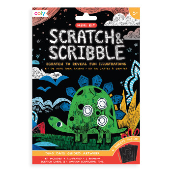Ooly Mini Scratch & Scribble - Dino Days Ooly Mini Scratch & Scribble - Dino Days