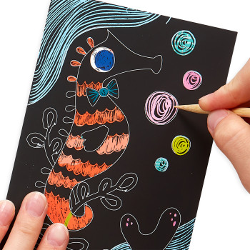 Ooly Mini Scratch & Scribble - Friendly Fish Ooly Mini Scratch & Scribble - Friendly Fish