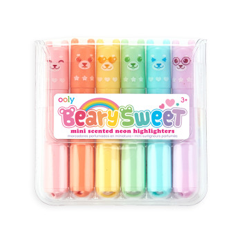 Ooly Beary Sweet Mini Kokulu 6'lı Highlighter Ooly Beary Sweet Mini Kokulu 6'lı Highlighter