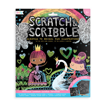 Ooly Scratch & Scribble - Princess Garden Ooly Scratch & Scribble - Princess Garden