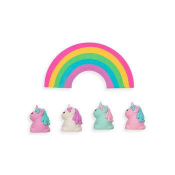 Ooly Unique Unicorn Silgi Seti - Çilek Kokulu Ooly Unique Unicorn Silgi Seti - Çilek Kokulu
