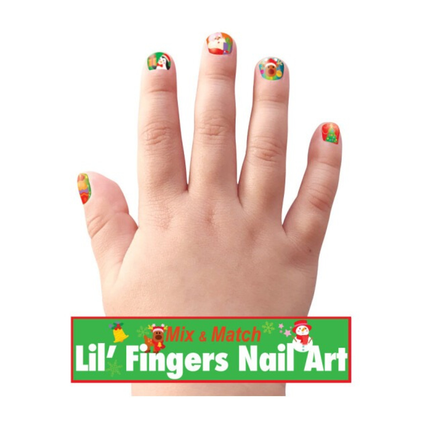 Lil Fingers Nail Art- Holly Jolly - J1018 - 691835814018