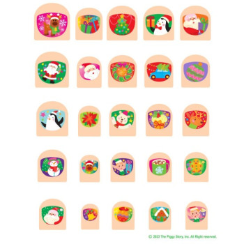 Girl Nation - Lil' Fingers Nail Art- Holly Jolly