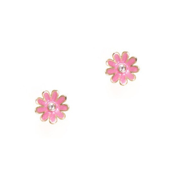 Girl Nation - Cutie Studs- Pink Daisy