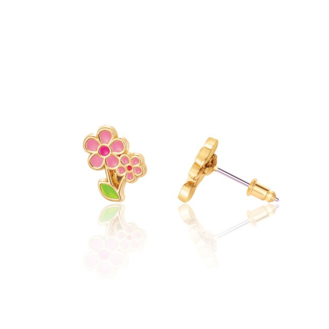 Cutie Studs- Little Pink Flower - J342s12 - 8690000000210