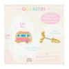 Cutie Studs- Happy Camper - J451s - 8690000000111