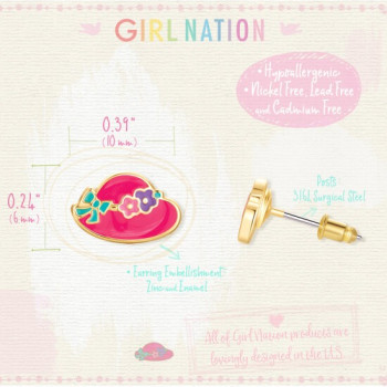 Girl Nation - Cutie Studs- Sweet Sun Hat
