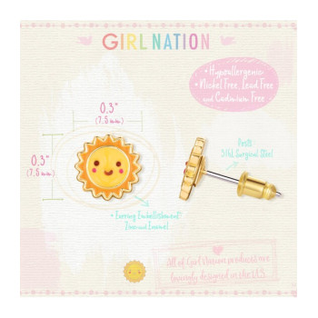 Girl Nation - Cutie Studs- Sunny Day