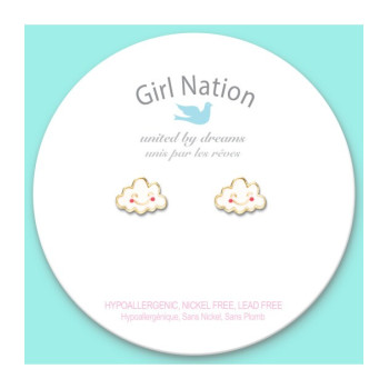 Girl Nation - Cutie Studs- Happy Cloud