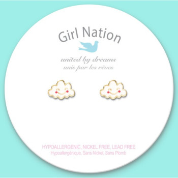 Girl Nation - Cutie Studs- Happy Cloud
