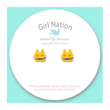 Girl Nation - Cutie Studs- Un-Burger-Lievable