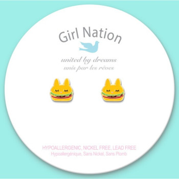 Girl Nation - Cutie Studs- Un-Burger-Lievable