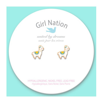 Girl Nation - Cutie Studs- Glama Llama