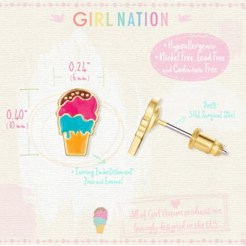 Cutie Studs- Triple Scoop Cutie Studs- Triple Scoop