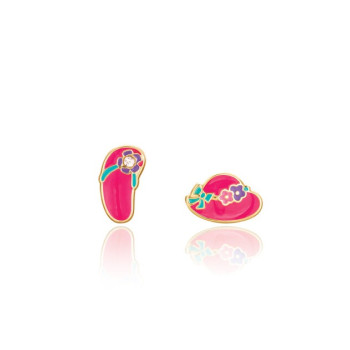 Girl Nation - The Perfect Pair Cutie Enamel Studs- Beachwear
