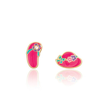 Girl Nation - The Perfect Pair Cutie Enamel Studs- Beachwear