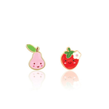 The Perfect Pair Cutie Enamel Studs- Pearberry