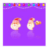 Holiday Studs- Holly Jolly Santa - JX511s - 728028092578