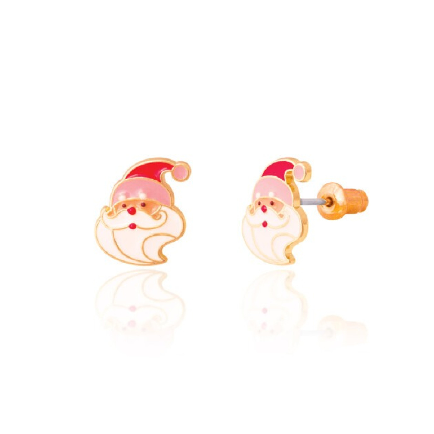 Holiday Studs- Holly Jolly Santa - JX511s - 728028092578