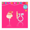 Holiday Clipon- Holly Jolly Santa - JX511sC - 728028269734