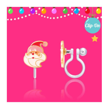 Girl Nation - Holiday Clipon- Holly Jolly Santa