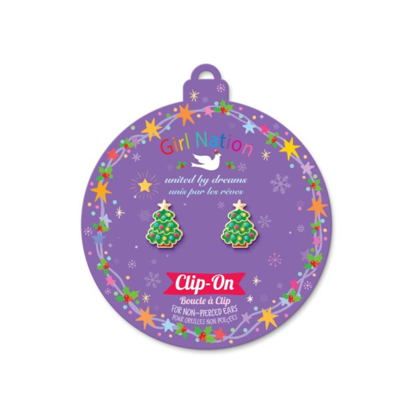 Holiday Clipon- Happy Christmas Tree - JX512sC - 728028228694